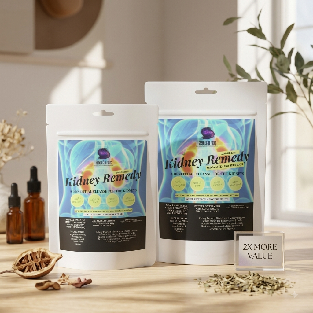 Kidney Remedy Herbal Therapy 2-PACK - Kidney Cleanse, Best For Dialysis (Save $120)