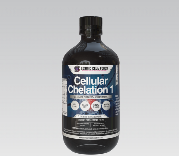 CELLULAR CHELATION 1 - CELLULAR DETOX & REPAIR | MUCUS & HEAVY METAL REMOVAL