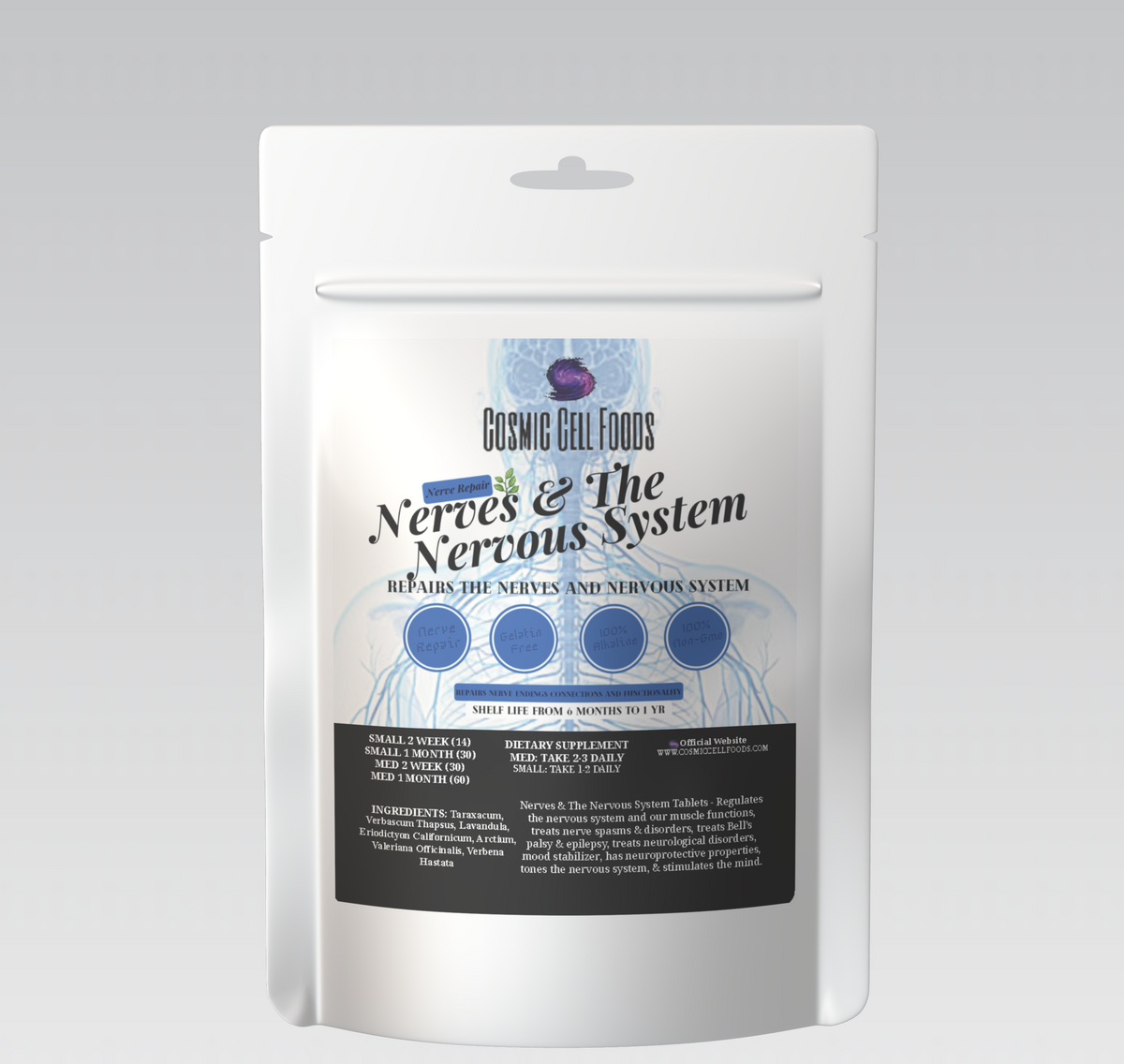 [HOLIDAY SPECIAL] Nerves & The Nervous System Herbal Capsules - Repairs The Nervous System